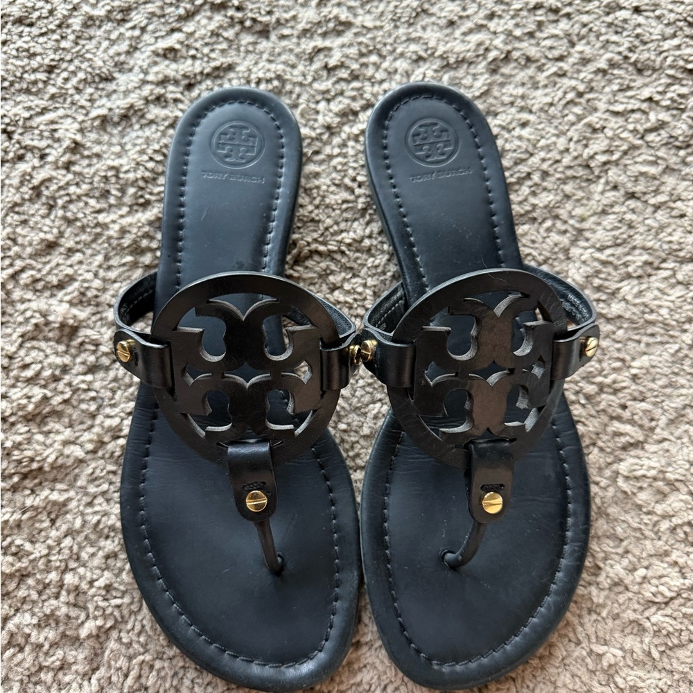 Tory Burch women’s Miller Leather Sandals